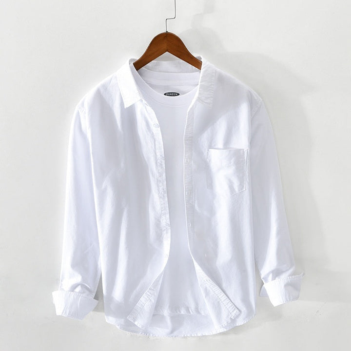 Tony | Men's Breathable Cotton Oxford Shirt-Omni Prime Goods