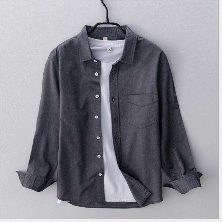 Tony | Men's Breathable Cotton Oxford Shirt-Omni Prime Goods