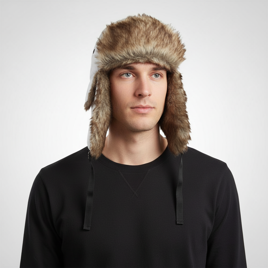 Men's Windproof and Warm Ear Flap Trapper Hat