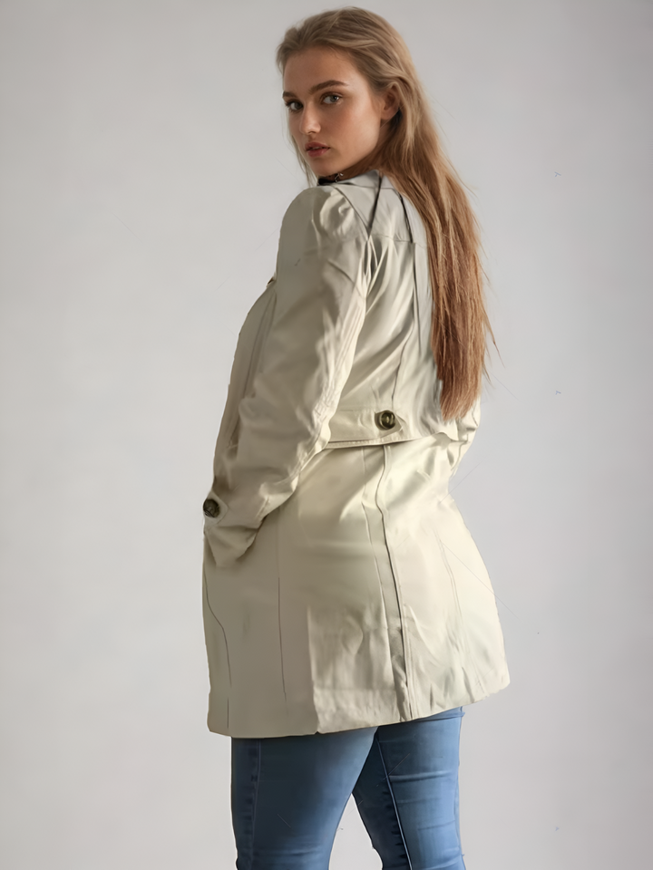 Women's Classic Trench Coat | Elegant Defined Silhouette