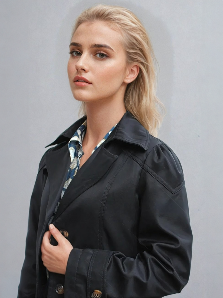 Women's Classic Trench Coat | Elegant Defined Silhouette