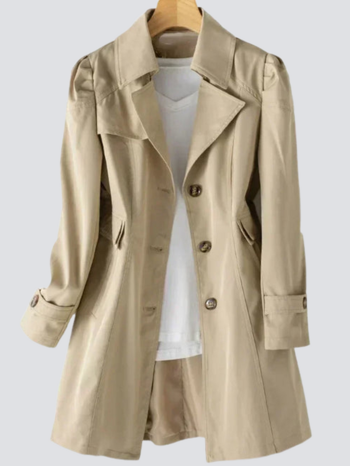 Women's Classic Trench Coat | Elegant Defined Silhouette