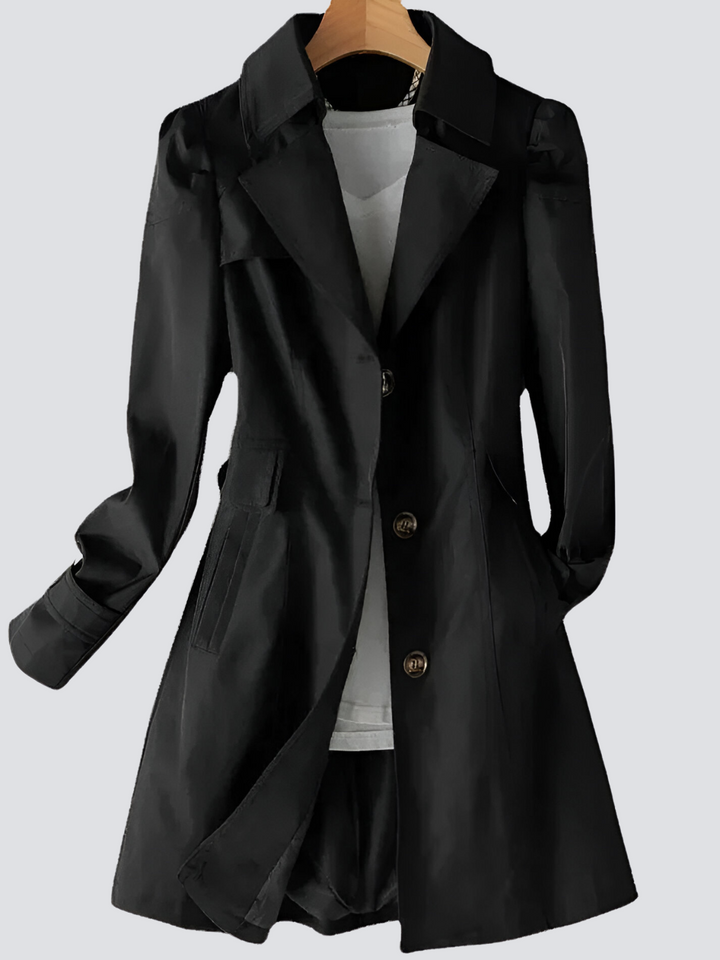 Women's Classic Trench Coat | Elegant Defined Silhouette