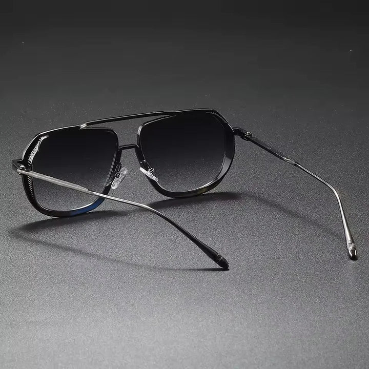 Men's Classic Pilot Sunglasses with Gradient Lenses