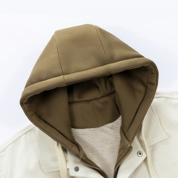 Men's Lined Hooded Jacket