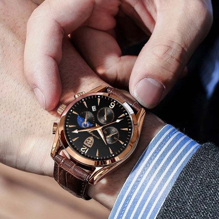 Men's Elegant Analog Wristwatch