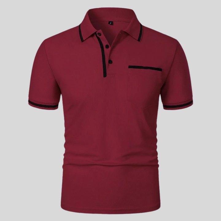 Adam | Men's Classic Short Sleeve Polo Shirt
