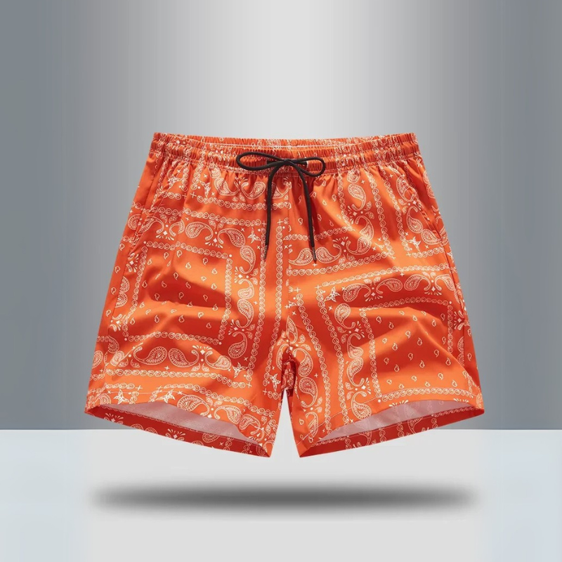 Men's Paisley Athletic Shorts