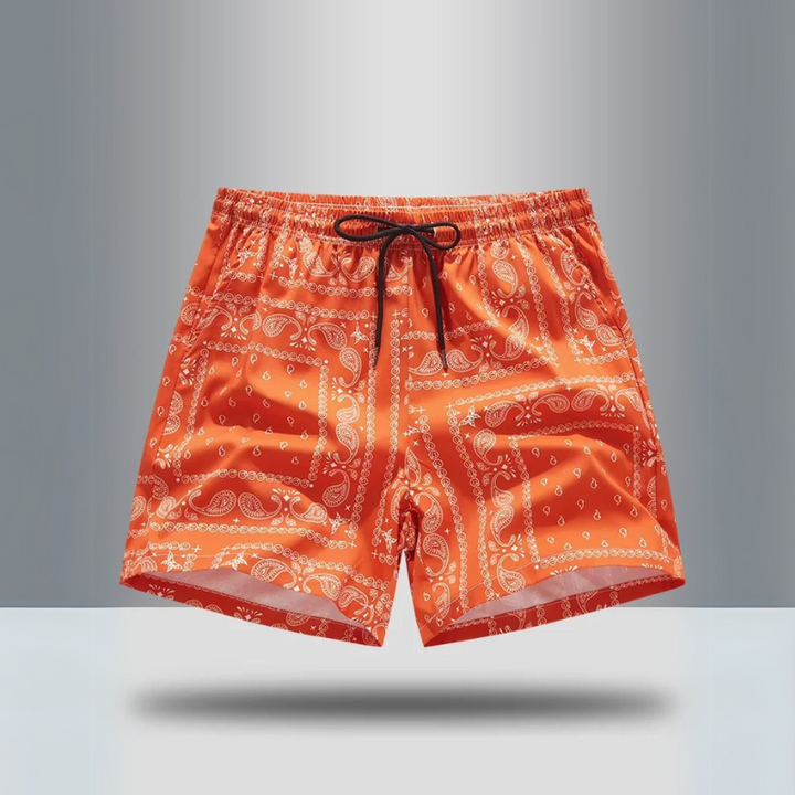 Men's Paisley Athletic Shorts