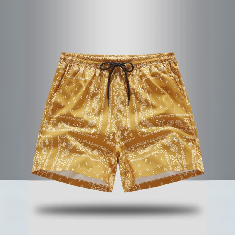 Men's Paisley Athletic Shorts