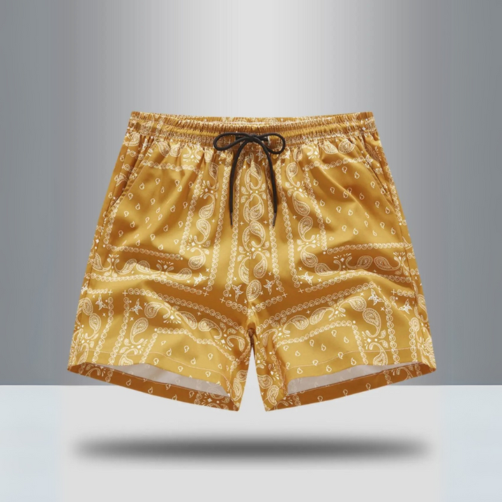 Men's Paisley Athletic Shorts