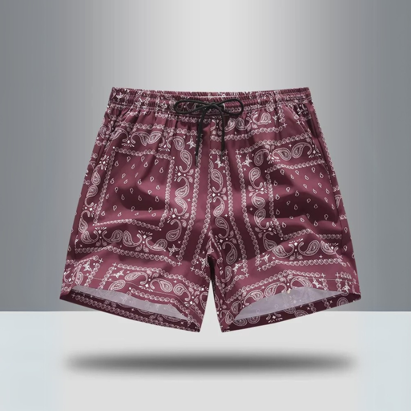 Men's Paisley Athletic Shorts