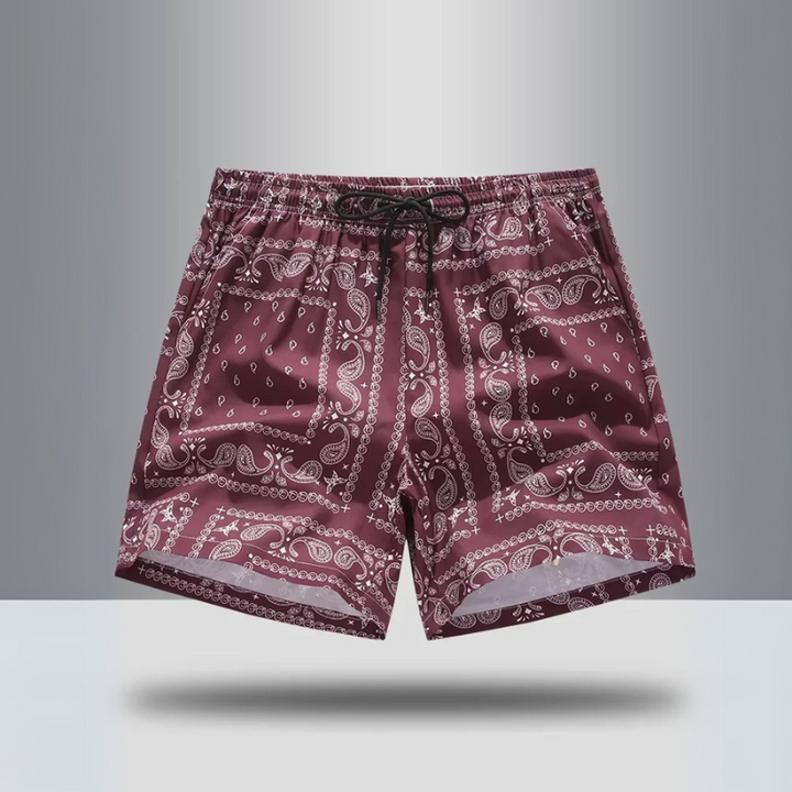 Men's Paisley Athletic Shorts
