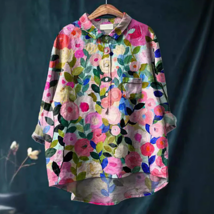 Bertan | Women's Floral Print Blouse