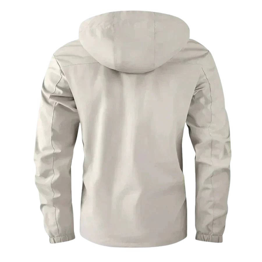 Men's Insulated Winter Jacket with Pockets for Outdoor Activities