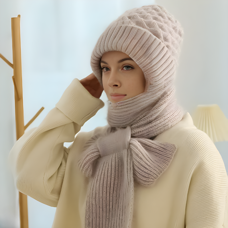 Women's Hat and Scarf Set