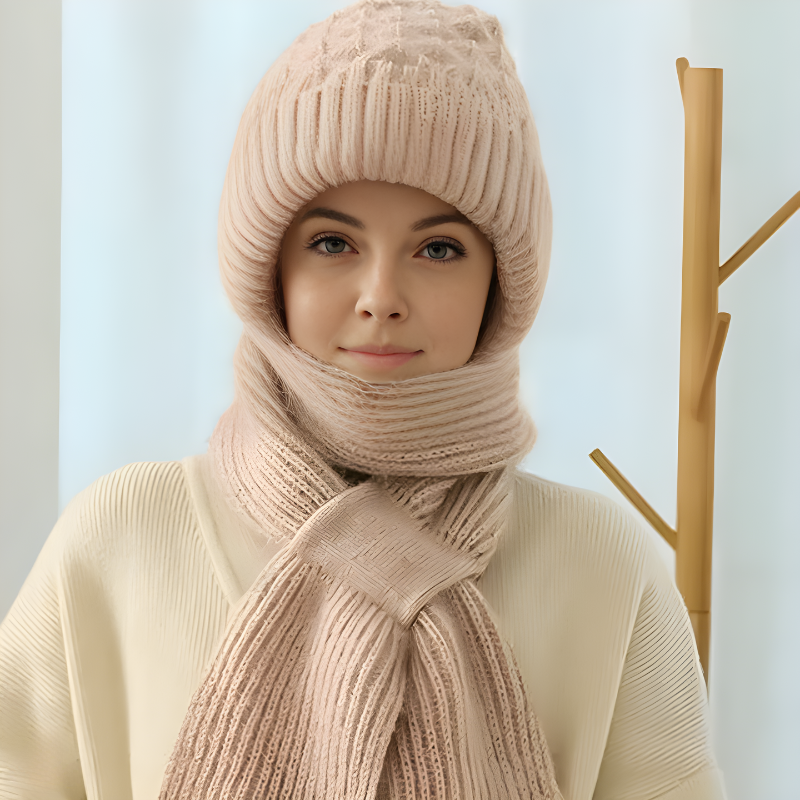 Women's Hat and Scarf Set