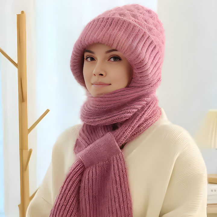 Women's Hat and Scarf Set