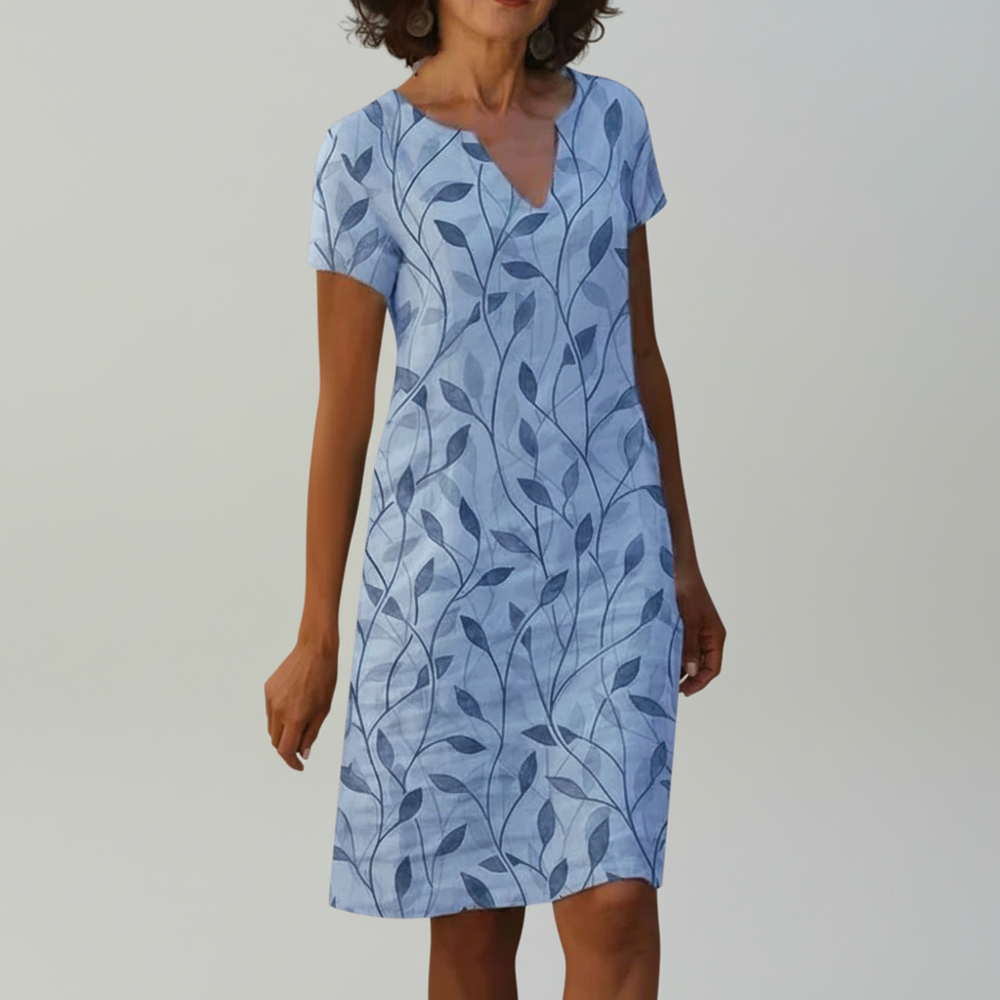 Sophia | Women's V-Neck Summer Midi Dress