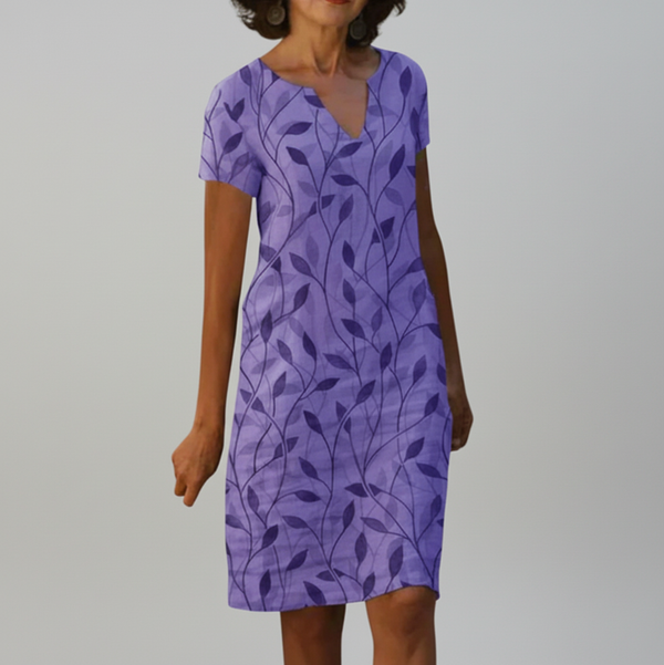 Sophia | Women's V-Neck Summer Midi Dress