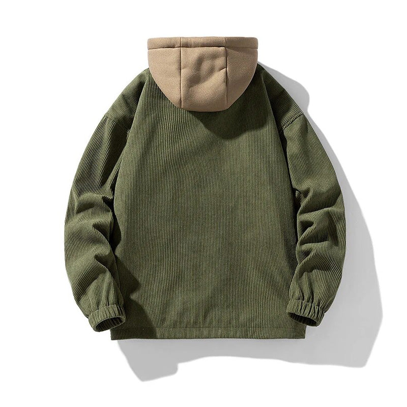 Men's Lined Hooded Jacket