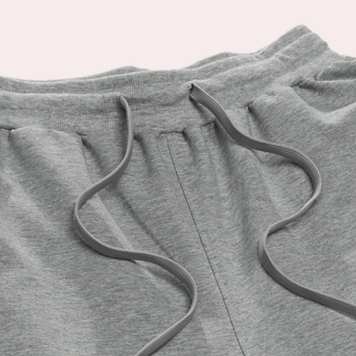 John | Men's Comfortable Cotton Jogging Pants with Elastic Waistband