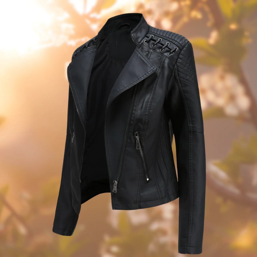 Women's Stylish Timeless Leather Jacket
