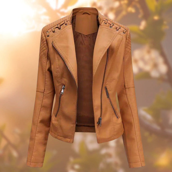 Women's Stylish Timeless Leather Jacket