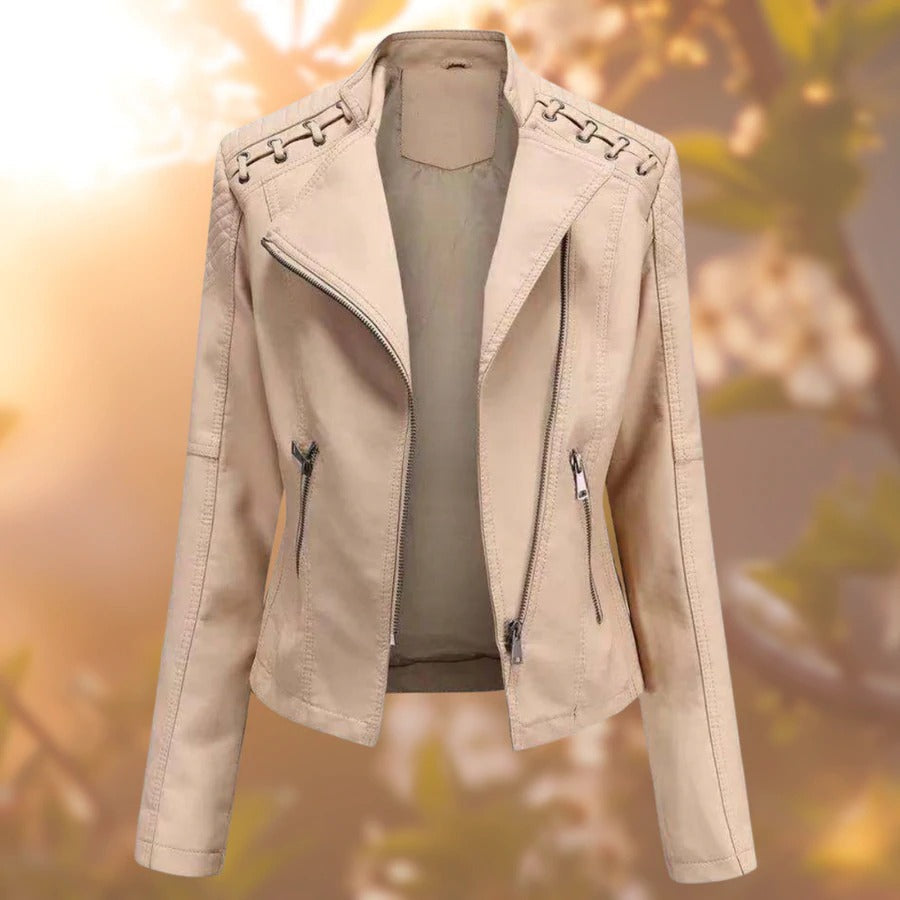 Women's Stylish Timeless Leather Jacket