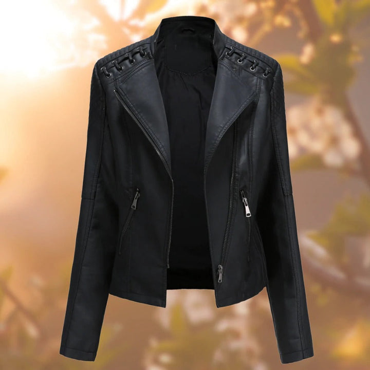 Women's Stylish Timeless Leather Jacket
