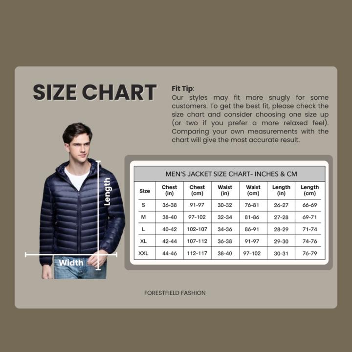 Men's Ultralight Winter Puffer Jacket