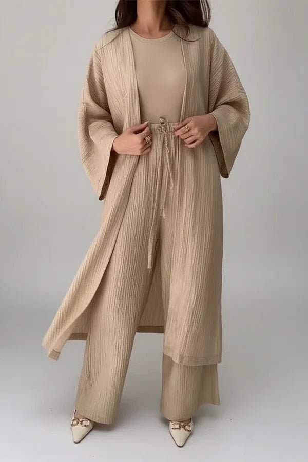 Sophia | Women's Wide Leg Two-Piece Pant Set