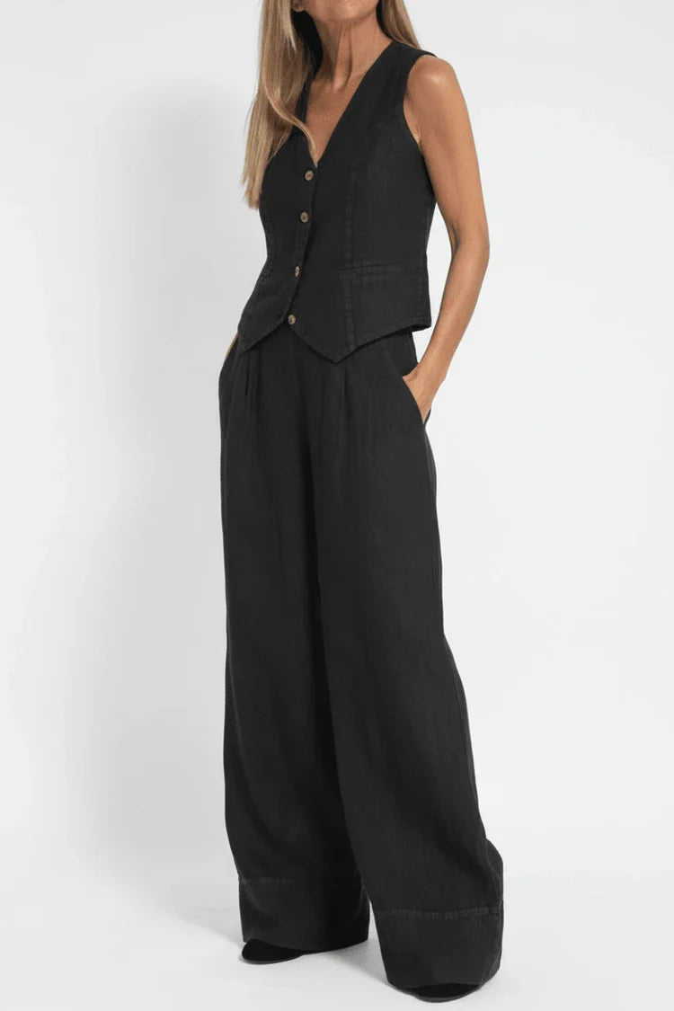 Sophia | Women's Wide Leg Two-Piece Outfit