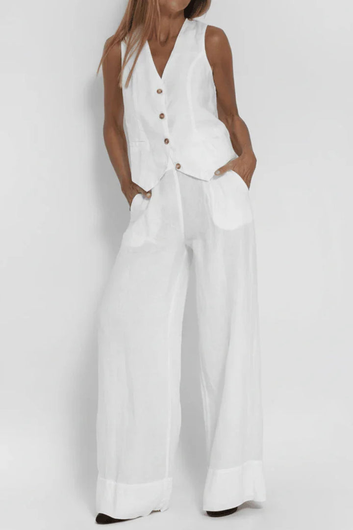 Sophia | Women's Wide Leg Two-Piece Outfit