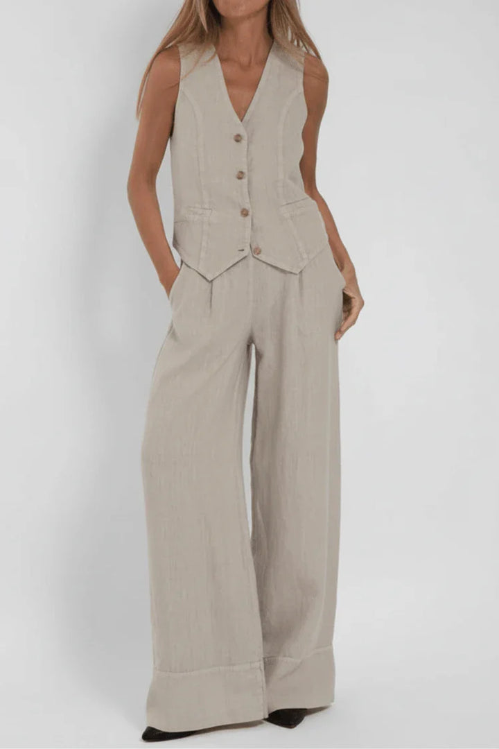 Sophia | Women's Wide Leg Two-Piece Outfit
