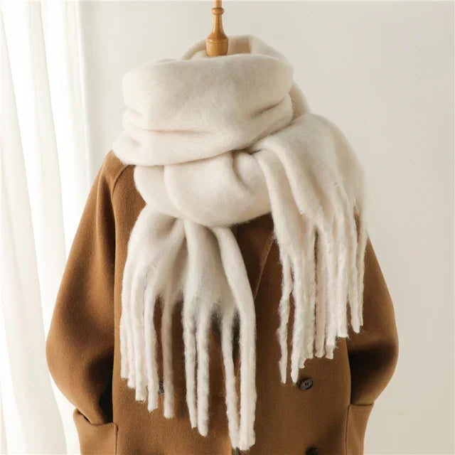 Women's Oversized Fringed Scarf