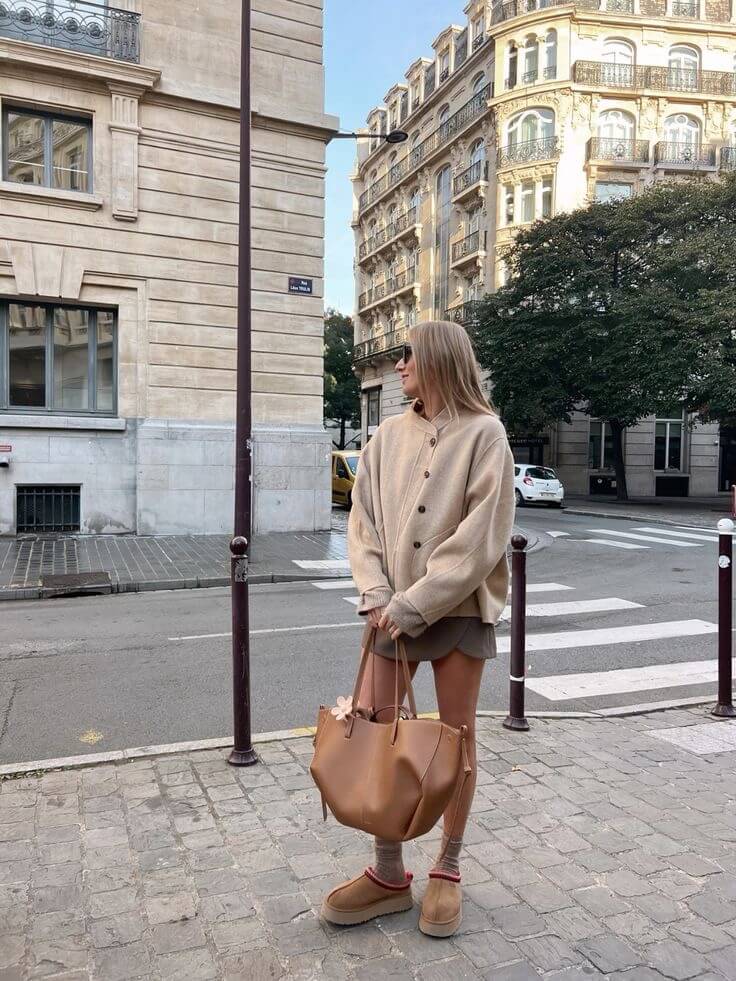 Caroline | Women's Oversized Structured Leather Tote Bag