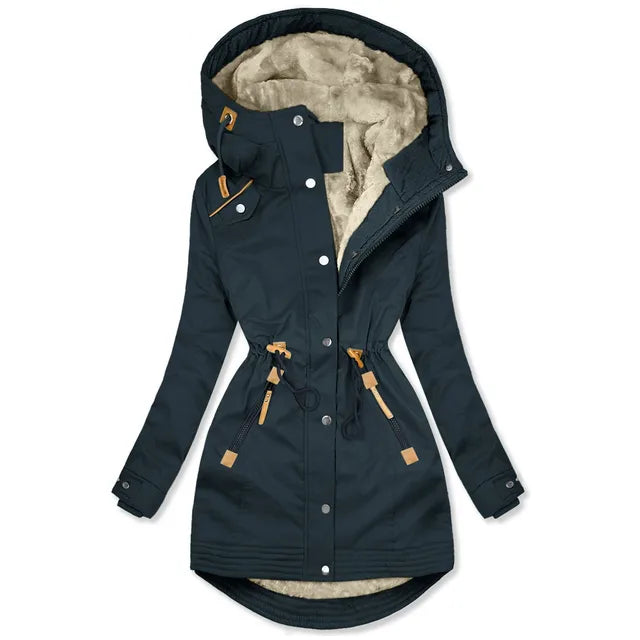 Women's Cozy Weatherproof Parka Jacket