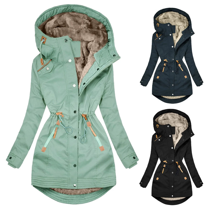 Women's Cozy Weatherproof Parka Jacket