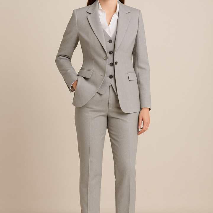 Women’s Classic Tailored 3-Piece Suit Set