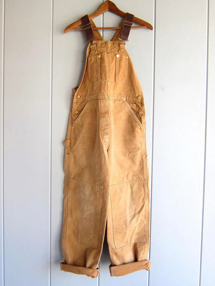 Women's Adjustable Strap Utility Bib Overalls-Omni Prime Goods