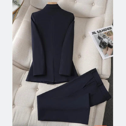 Women's Chic Blazer and Trouser Set-Omni Prime Goods