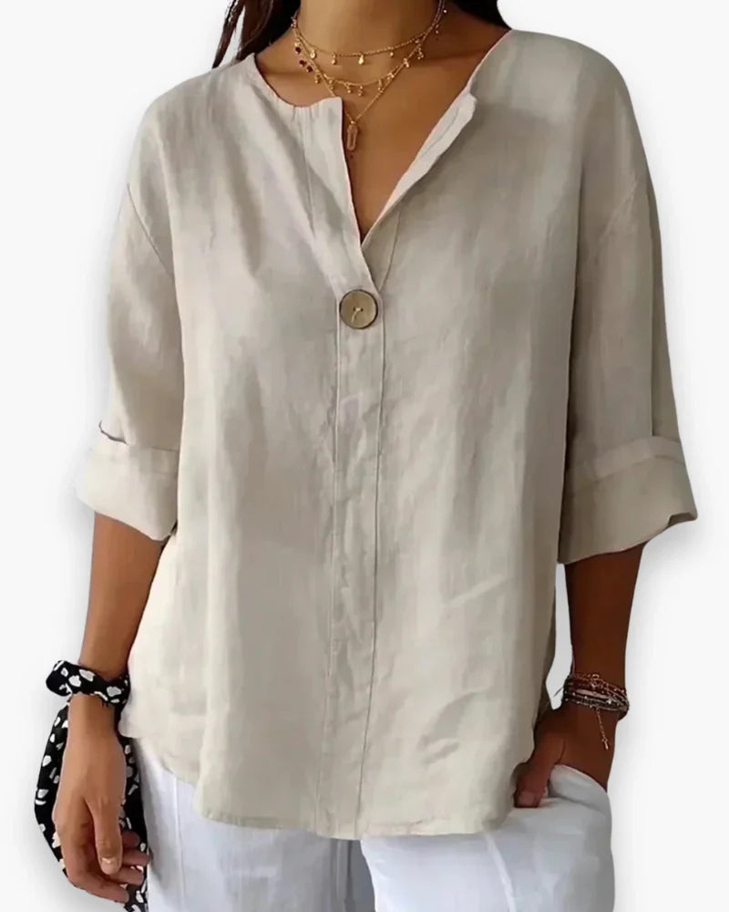 Women's Chic Comfort Relaxed Fit Blouse-Omni Prime Goods