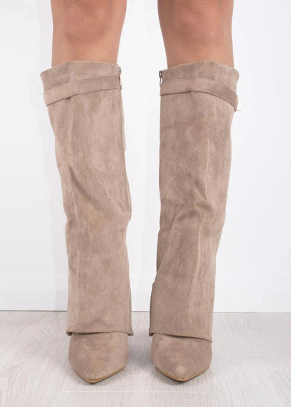 Women's Chic Pointed Toe High Boots-Omni Prime Goods