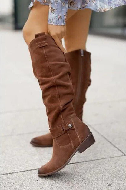 Women's Chic Versatile Knee High Boots-Omni Prime Goods