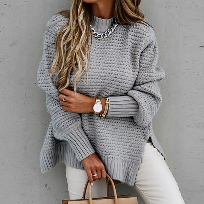 Women's Chunky Oversized Knitted Sweater-Omni Prime Goods