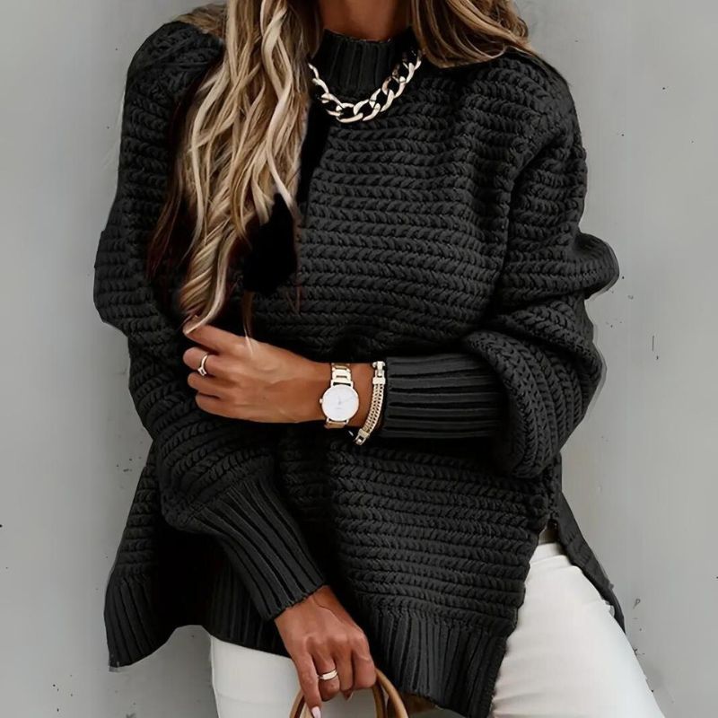 Women's Cozy Knit Sweater-Omni Prime Goods