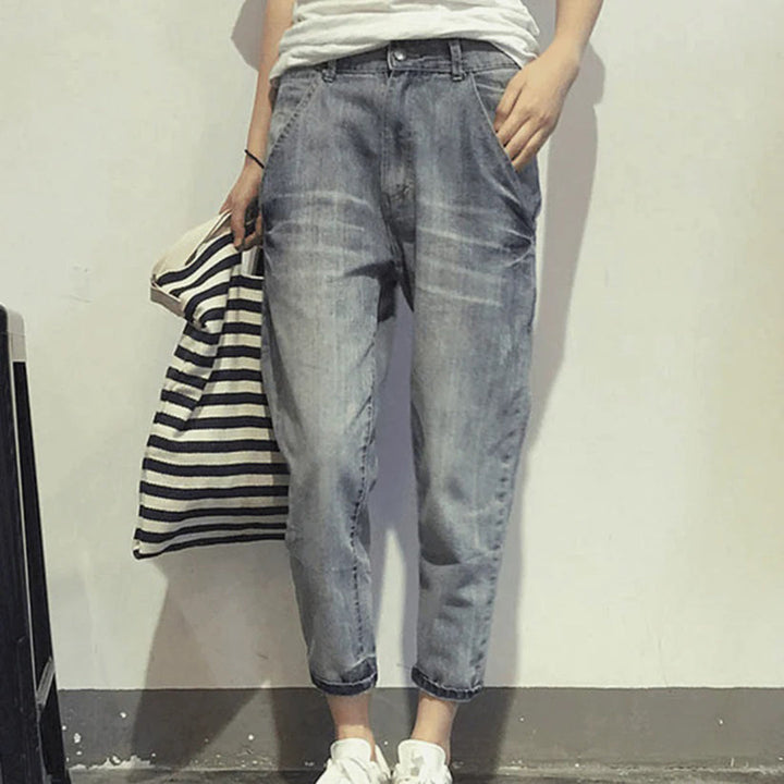 Women's Cropped Jeans-Omni Prime Goods