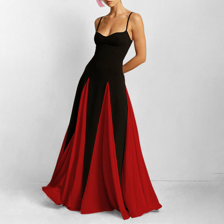 Women's Elegant A-Line High Slit Maxi Dress - Sleeveless Formal Gown-Omni Prime Goods