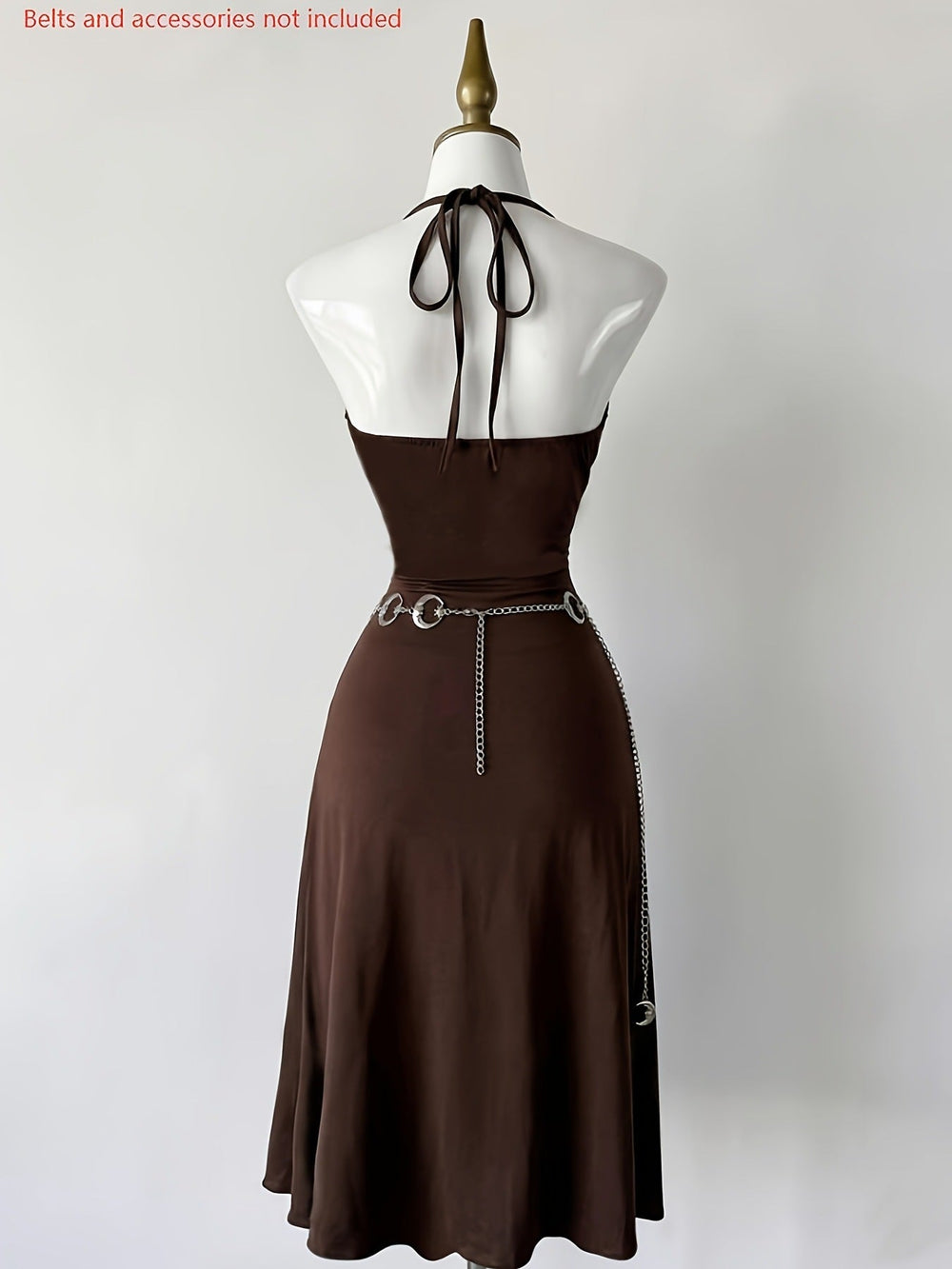 Women's Gothic Halter Neck Lace-Up Mini Dress - Sexy Night Out Outfit-Omni Prime Goods